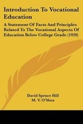 Cover: Introduction To Vocational Education - Kessinger Publishing