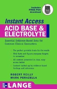 Enlarge image Cover: LANGE Instant Access Acid-Base, Fluids, and Electrolytes - McGraw-Hill Medical