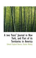 Cover: A Two Years' Journal in New York, and Part of Its Territories in America - BiblioLife