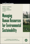 Cover: Managing Human Resources for Environmental Sustainability - Jossey-Bass