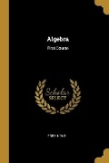 Cover: Algebra - Wentworth Press