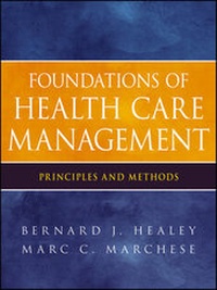 Enlarge image Cover: Foundations of Health Care Management - Jossey-Bass