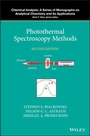 Cover: Photothermal Spectroscopy Methods - Wiley