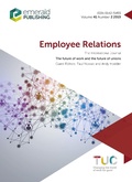 Cover: future of work and the future of unions - Emerald Publishing Limited