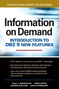 Abbildung von: Information on Demand: Introduction to DB2 9 New Features - Osborne/McGraw-Hill