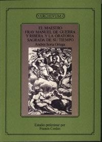 Abbildung von: Maestro fray Manuel de Guerra y Ribera y la oratoria sagrada de... - Editorial Universidad de Granada