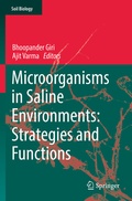 Cover: Microorganisms in Saline Environments: Strategies and Functions - Springer