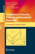 Cover: Foundations of Security, Protocols, and Equational Reasoning - Springer