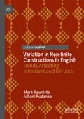 Cover: Variation in Non-finite Constructions in English - Palgrave Pivot