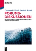 Cover: Forumsdiskussionen - De Gruyter Oldenbourg