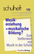 Cover: schulheft 4/18 - 172 - Studien Verlag