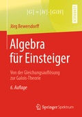 Cover: Algebra f&uuml;r Einsteiger - Springer Spektrum