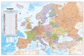 Bild: Politische Europakarte als Poster, deutsch, ca. 90x61cm - INTERKART Landkarten & Globen