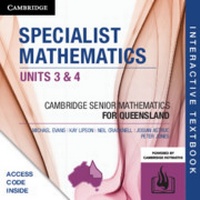 Enlarge image Cover: CSM QLD Specialist Mathematics Units 3 and 4 Digital (Code) - Cambridge University Press