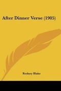 Cover: After Dinner Verse (1905) - Kessinger Publishing