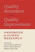Cover: Quality Assurance and Quality Improvement Handbook for Human Research - Johns Hopkins University Press
