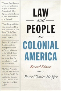 Abbildung von: Law and People in Colonial America - Johns Hopkins University Press