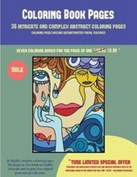 Enlarge image Cover: Coloring Book Pages (36 intricate and complex abstract coloring pages) - Kindergarten Workbooks