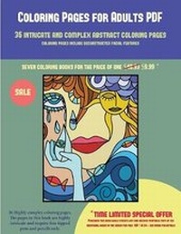 Enlarge image Cover: Coloring Pages for Adults PDF (36 intricate and complex abstract coloring pages) - Kindergarten Workbooks