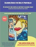 Cover: Coloring Books for Adults Printables (36 intricate and complex abstract coloring pages) - Coloring Pages