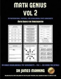 Enlarge image Cover: Math Books for Kindergarten (Math Genius Vol 2) - Kindergarten Workbooks