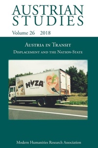 Enlarge image Cover: Austrian Studies 26 - Modern Humanities Research Association