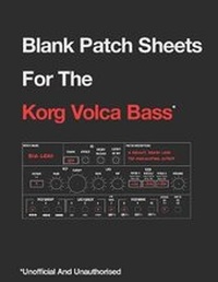 Enlarge image Cover: Blank Patch Sheets For The Korg Volca Bass - Stereo Output