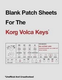 Enlarge image Cover: Blank Patch Sheets For The Korg Volca Keys - Stereo Output