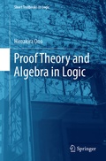 Cover: Proof Theory and Algebra in Logic - Springer
