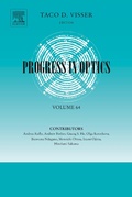 Cover: Progress in Optics - Elsevier