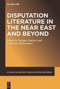 Cover: Disputation Literature in the Near East and Beyond - De Gruyter