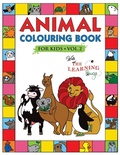 Cover: Animal Colouring Book for Kids with The Learning Bugs Vol.2 - Learning Bugs Kids Books