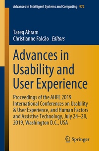 Enlarge image Cover: Advances in Usability and User Experience - Springer
