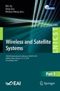 Cover: Wireless and Satellite Systems - Springer