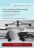 Cover: Praxis interkultureller Germanistik in Forschung und Lehre - Kovac, Dr. Verlag