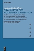 Cover: Grammatik des Modernen Chinesisch - De Gruyter