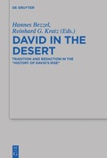 Cover: David in the Desert - De Gruyter