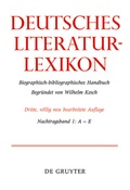 Cover: Deutsches Literatur-Lexikon / A - E - De Gruyter