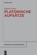 Cover: Platonische Aufs&auml;tze - De Gruyter