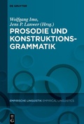 Cover: Prosodie und Konstruktionsgrammatik - De Gruyter