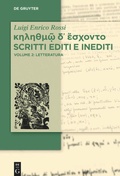 Cover: ?????&micro;? d? ?s???t? Scritti editi e inediti - De Gruyter