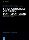Cover: First Congress of Greek Mathematicians - De Gruyter