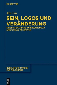 Abbildung von: Sein, Logos und Veränderung - De Gruyter