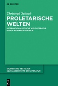 Cover: Proletarische Welten - De Gruyter