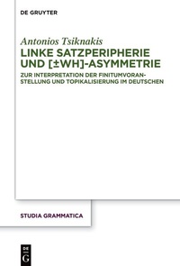 Abbildung von: Linke Satzperipherie und [±wh]-Asymmetrie - De Gruyter