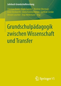 Abbildung von: Grundschulpädagogik zwischen Wissenschaft und Transfer - Springer VS