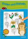 Cover: Malen und R&auml;tseln f&uuml;r Kindergartenkinder (Blau) - Tessloff Verlag Ragnar Tessloff GmbH & Co. KG
