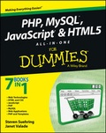 Cover: PHP, MySQL, JavaScript & HTML5 All-in-One For Dummies - Wiley