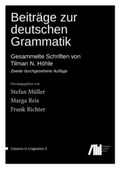 Cover: Beitr&auml;ge zur deutschen Grammatik - Freie Universit&auml;t Berlin Universit&auml;tsbibliothek