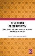 Cover: Describing Prescriptivism - Routledge